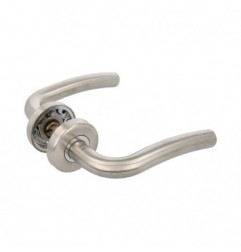AMIG 9946  
 Manilla con roseta 19E  
 Ø53 mm  
 Acero inoxidable 18/8  
 Mate