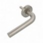 AMIG 9950  
 Manilla con roseta 4EI  
 Ø53 mm  
 Acero inoxidable 18/8  
 Mate - Izquierda