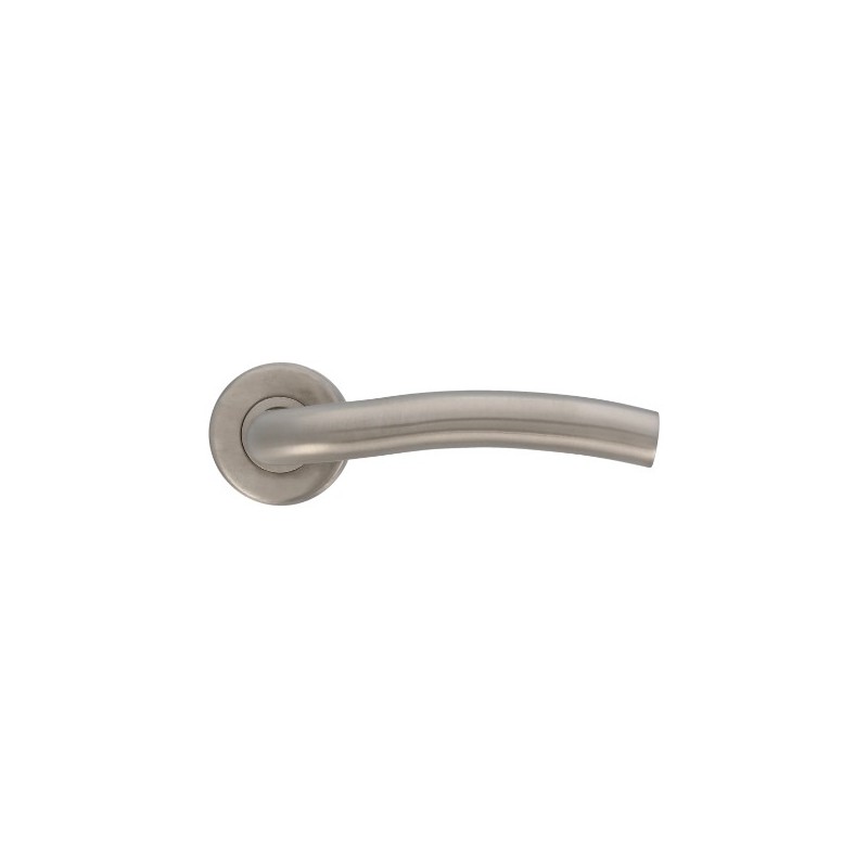 AMIG 9951  
 Manilla con roseta 19ED  
 Ø53 mm  
 Acero inoxidable 18/8  
 Mate - Derecha