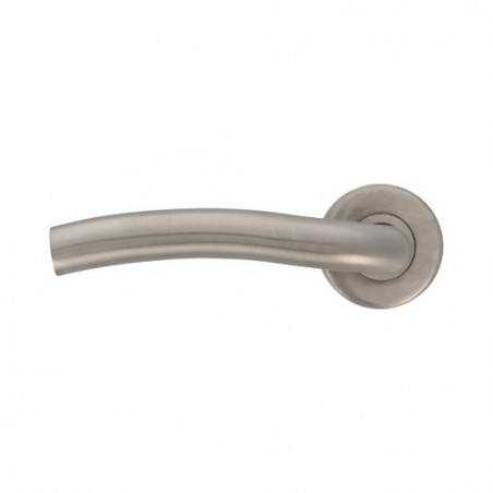 AMIG 9952  
 Manilla con roseta 19EI  
 Ø53 mm  
 Acero inoxidable 18/8  
 Mate - Izquierda