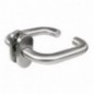AMIG 9953  
 Manilla con roseta 3O  
 61 x 32 mm  
 Acero inoxidable 18/8  
 Mate