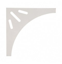 AMIG 9955  
 Palomilla 13  
 200 x 200 x 20 mm  
 Acero  
 Blanco