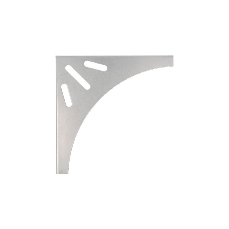 AMIG 9956  
 Palomilla 13  
 200 x 200 x 20 mm  
 Acero  
 Gris metalizado