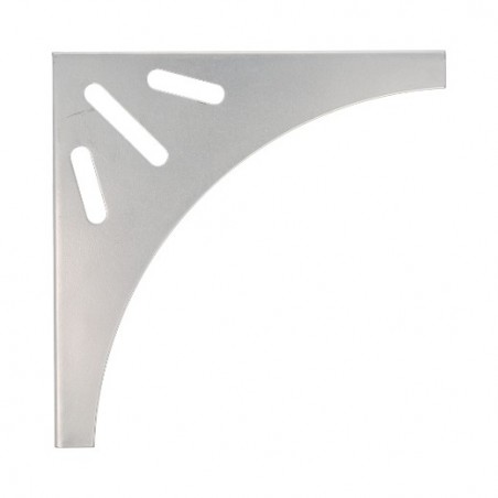AMIG 9956  
 Palomilla 13  
 200 x 200 x 20 mm  
 Acero  
 Gris metalizado