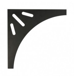 AMIG 9957  
 Palomilla 13  
 200 x 200 x 20 mm  
 Acero  
 Negro