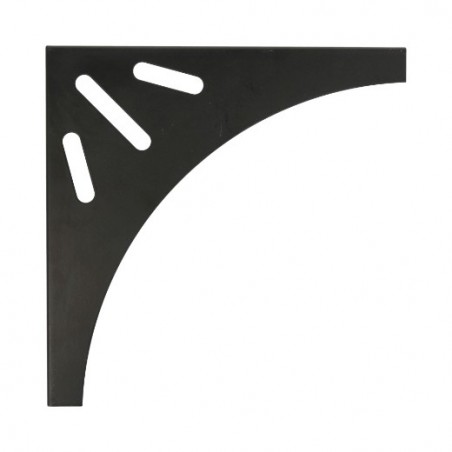AMIG 9957  
 Palomilla 13  
 200 x 200 x 20 mm  
 Acero  
 Negro