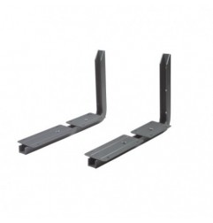 AMIG 9964  
 Soporte regulable 7  
 380 x 450 x 200 mm  
 Aluminio  
 Gris metalizado