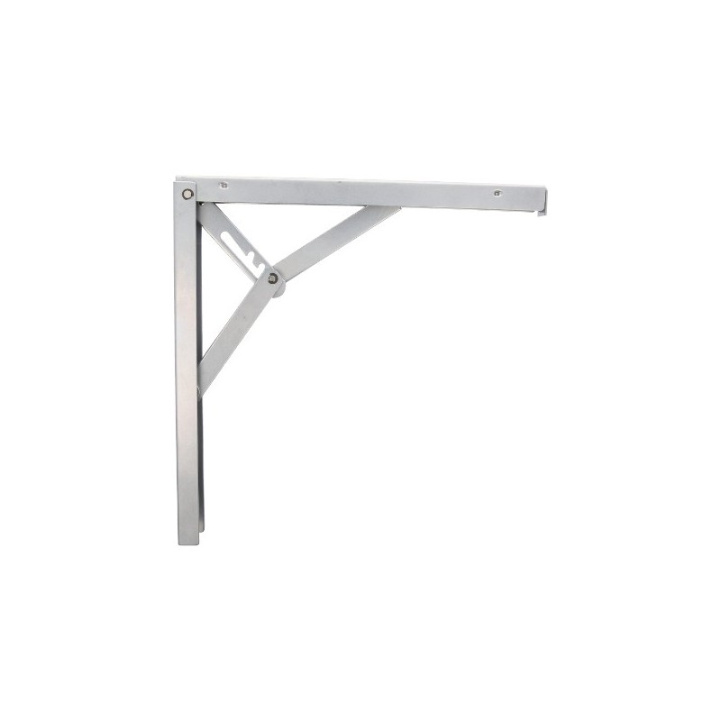 AMIG 9967  
 Palomilla abatible 8  
 400 mm (16'')  
 Acero  
 Gris metalizado