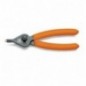 1039 150 Alicate reversible para retenes interiores y exteriores, con mangos recubiertos con PVC