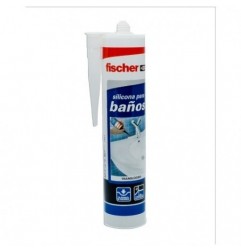 SILICONA BAÑOS TRANS - 300 ml fischer: 20819