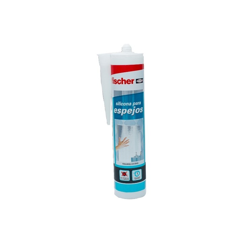 SILICONA ESPEJOS TRANSPARENTE - 300 ml fischer: 36556