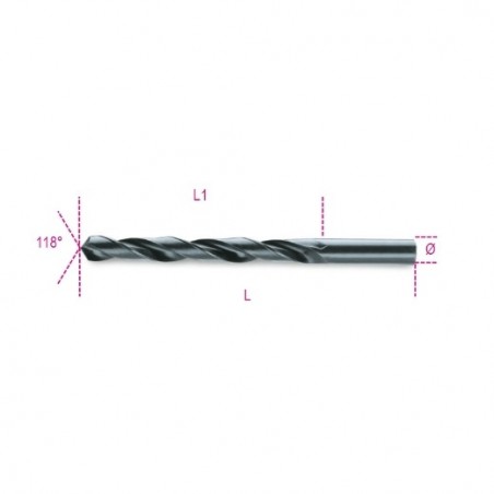 410 2,50 Broca HSS helicoidal laminada