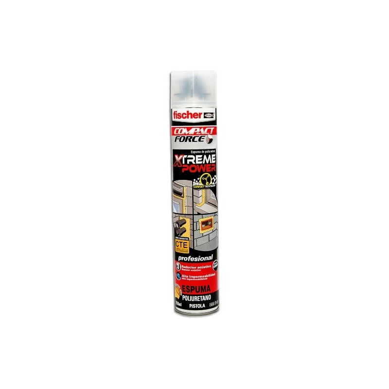 ESPUMA XTREME POWER PISTOLA - 750 ml fischer: 53436