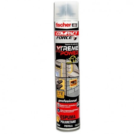 ESPUMA XTREME POWER PISTOLA - 750 ml fischer: 53436