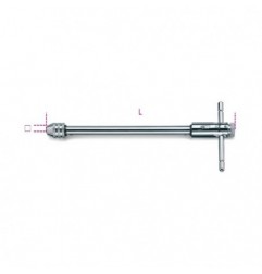 436L/2 Giramachos con carraca reversible, tipo largo, cromado
