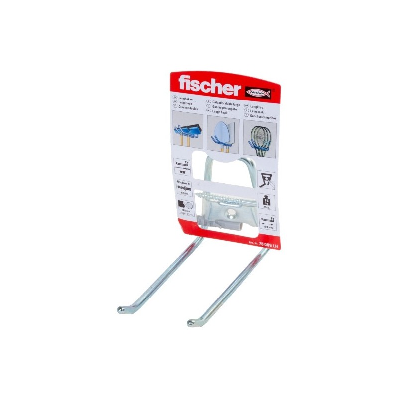 COLGADOR DOBLE LARGO LH fischer: 78009