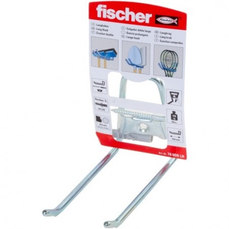 COLGADOR DOBLE LARGO LH fischer: 78009