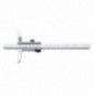 1656 200 Calibre de cursor de profundidad deslizante de acero inoxidable templado, en estuche