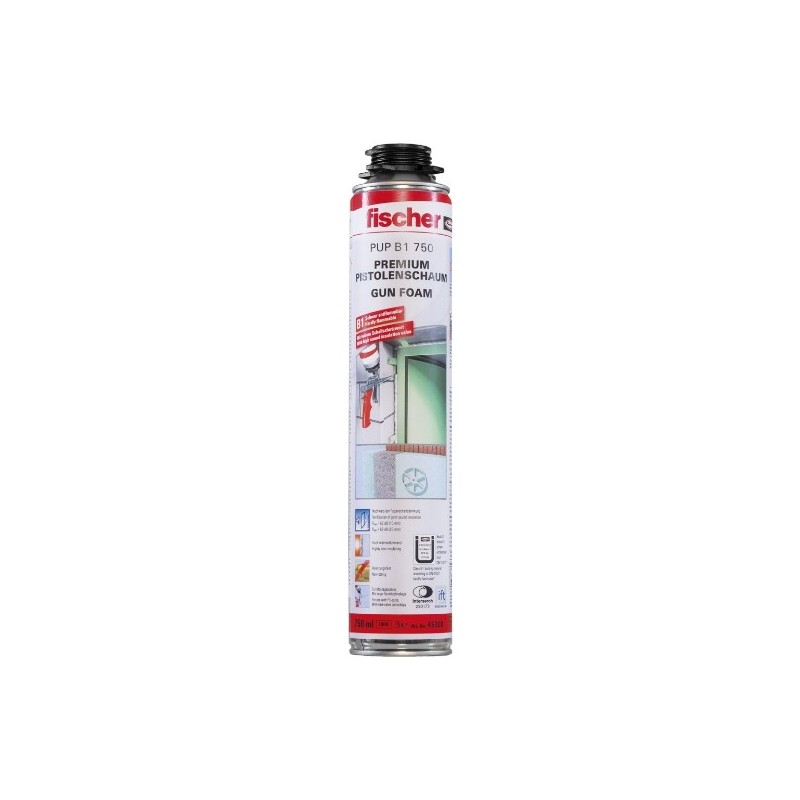 ESPUMA IGNIFUGA B1 PISTOLA - 750 ml fischer: 97968