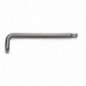 97BTX 09 Llave acodada con cabeza esférica para tornillos Torx&reg,, bruñida