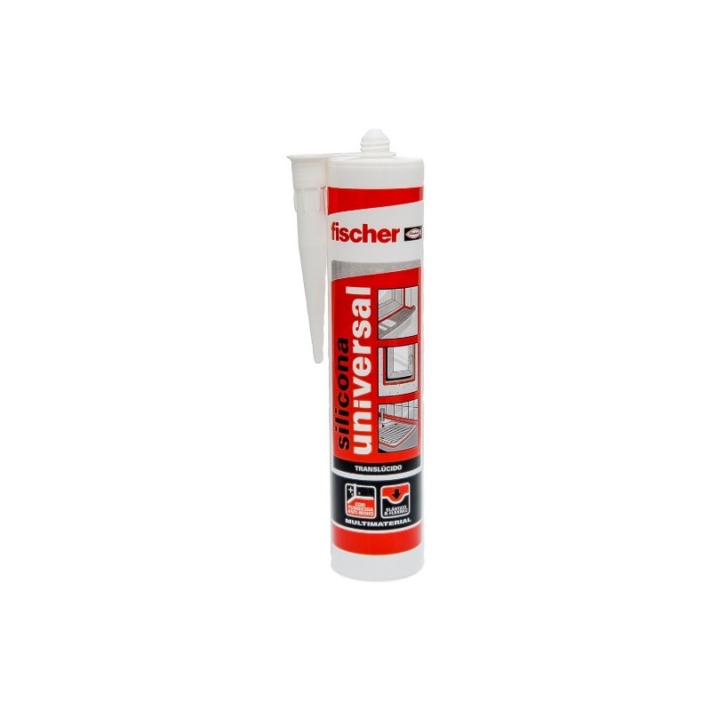 SILICONA UNIVERSAL TRANS - 280 ml fischer: 98646