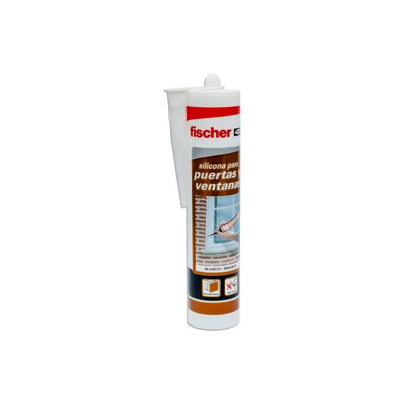 SIL NEUT PUERTAS Y VENT BLANCA - 300 ml fischer: 505444