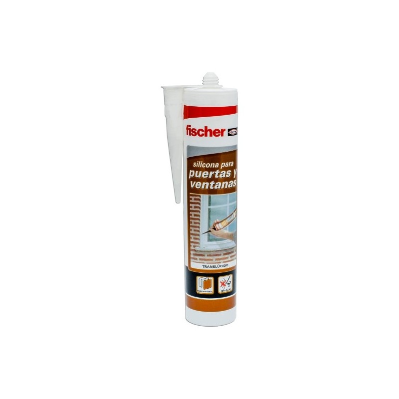 SIL NEUT PUERTAS Y VENT TRANS - 300 ml fischer: 505445