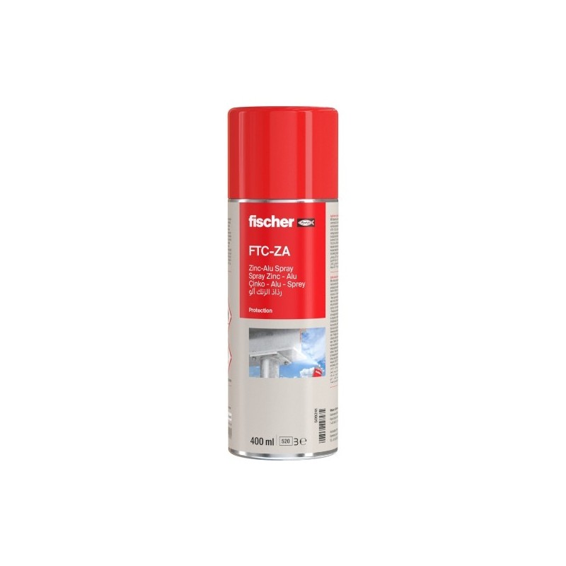 SPRAY ZINC ALU - 400 ml fischer: 509241