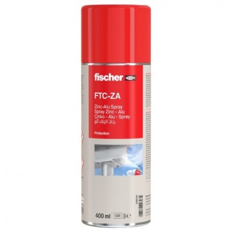 SPRAY ZINC ALU - 400 ml fischer: 509241