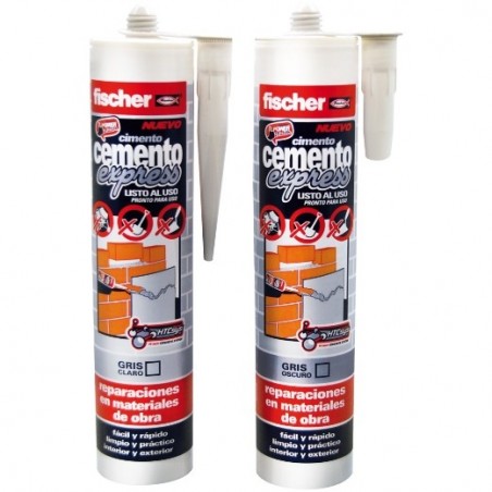 CEMENTO EXPRESS GRIS OSCURO - 310 ml fischer: 512348