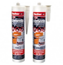 CEMENTO EXPRESS GRIS CLARO - 310 ml fischer: 512352