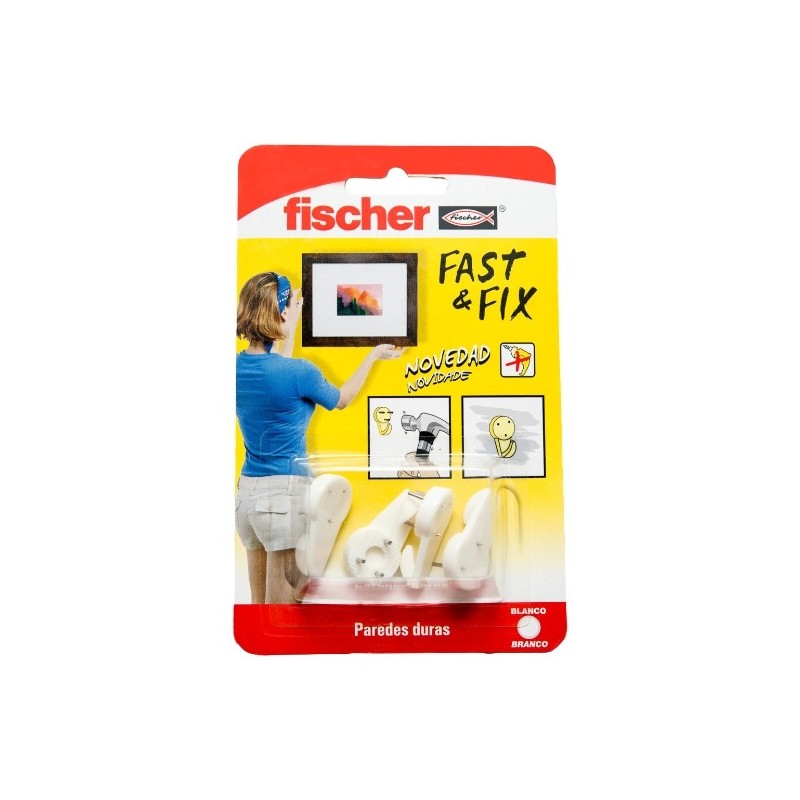 COLGADOR 3 PUNTAS FAST &amp, FIX - 4U fischer: 534844