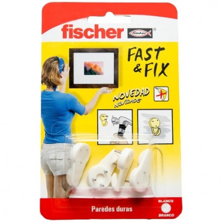 COLGADOR 3 PUNTAS FAST &amp, FIX - 4U fischer: 534844