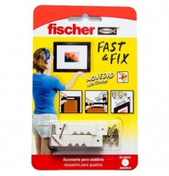 COLGADOR CUADROS RECT FAST&amp,FIX - 10U fischer: 534845