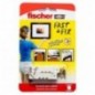 COLGADOR CUADROS RECT FAST&amp,FIX - 10U fischer: 534845