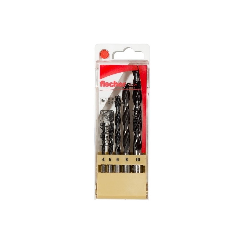 ESTUCHE BROCAS D-WS 4-10MM 5U fischer: 536608