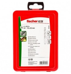 ESTUCHE 19 HSS-Co DIN338 1-10 fischer: 543329