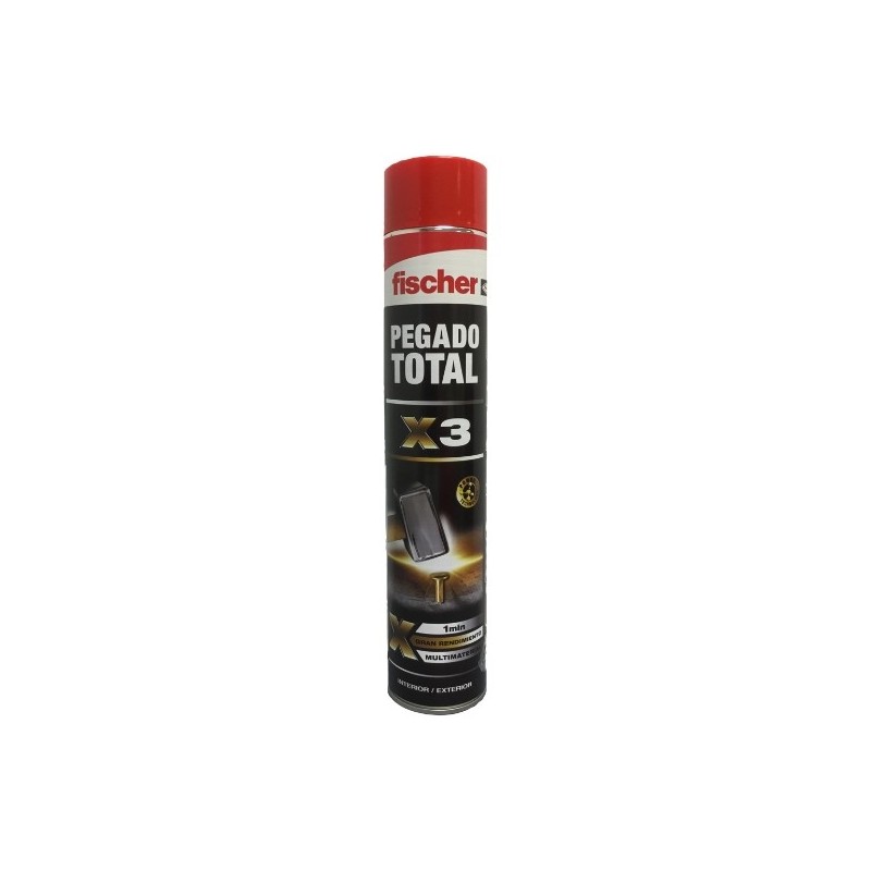 PEGADO TOTAL X3 ESPUMA - 750 ml fischer: 560779