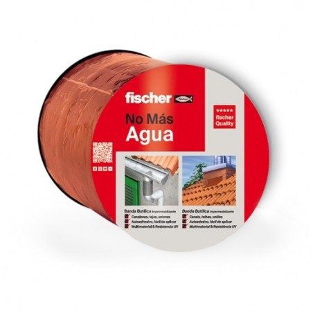 BANDA BUTILICA 10CM x 10M TERRACOTA fischer: 564129