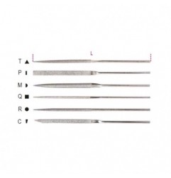 1720D/T Limas aguja diamante, grano D126