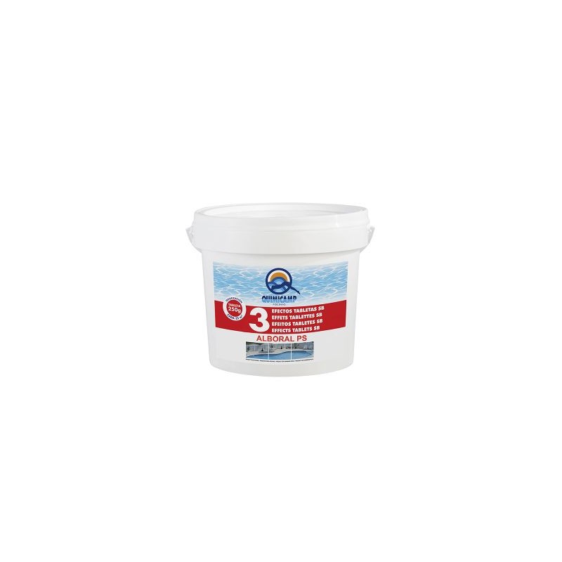 CLORO ALBORAL 3 EFECTO TABLETAS 250GR 5KG
