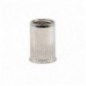 CAJA MINI TUERCA REMACHABLE CILINDRICA RANURADA FONDO ABIERTO ALUMINIO CABEZA REDUCIDA M5