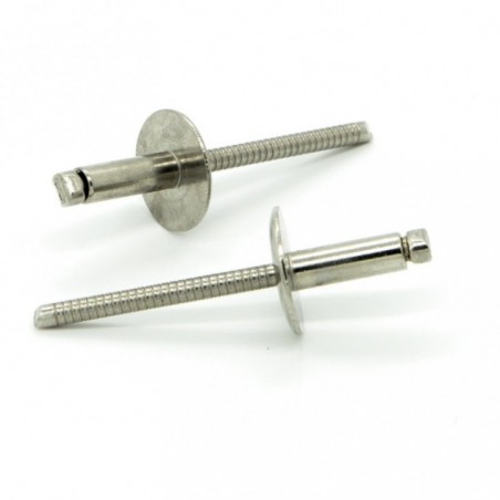REMACHE ESTANDAR INOX A-2/INOX A-2 ALA ANCHA 4,8 X 10 X 14