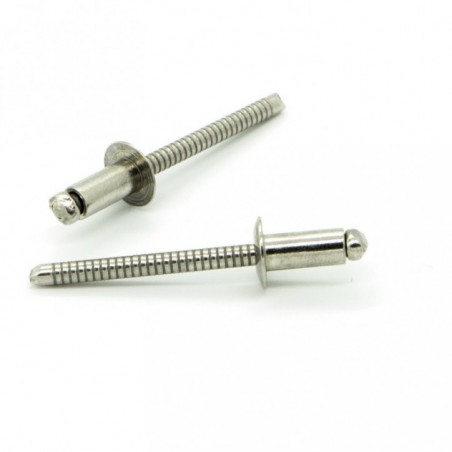 REMACHE ESTANDAR INOX A-4/INOX A-4 CABEZA ALOMADA 4 X 13