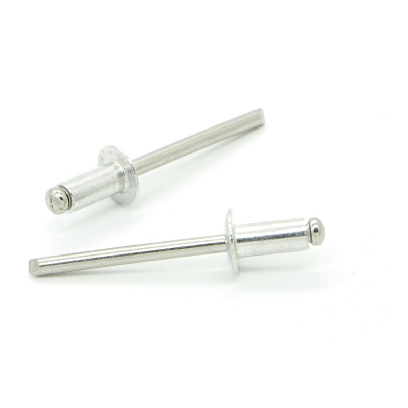 REMACHE ESTANDAR ALUMINIO/INOX A-2 CABEZA ALOMADA 6 X 12