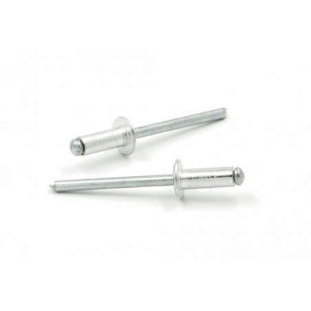 REMACHE ESTANDAR ALUMINIO/ACERO CABEZA ALOMADA 6,4 X 22