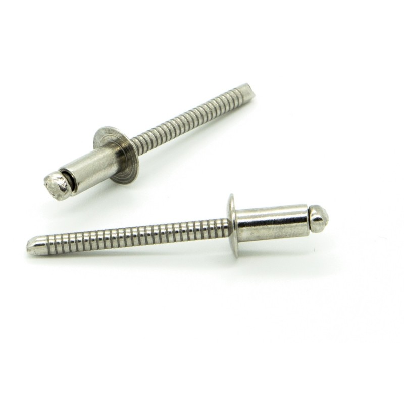 REMACHE ESTANDAR INOX A-2/INOX A-2 CABEZA ALOMADA 4 X 14
