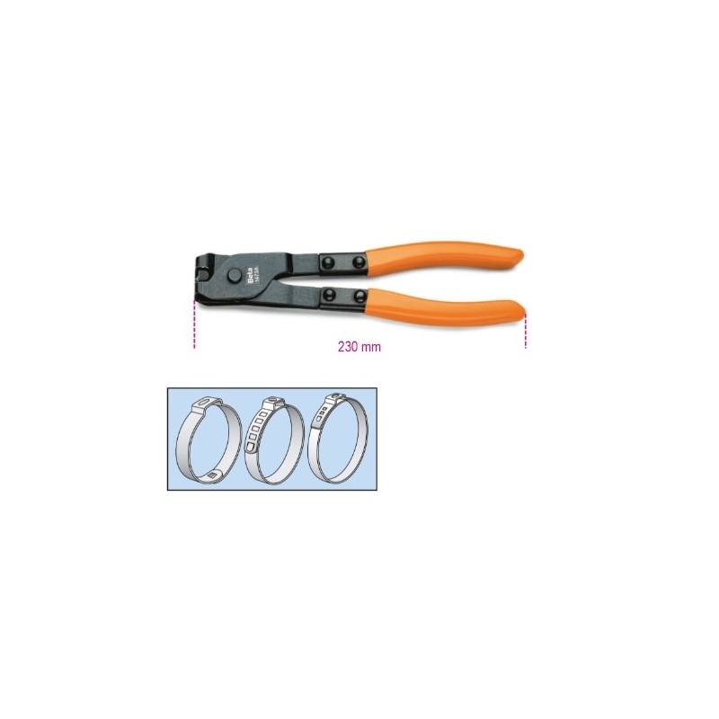 1473A Tenaza para collares OETIKER&reg, con sujeta-ojal