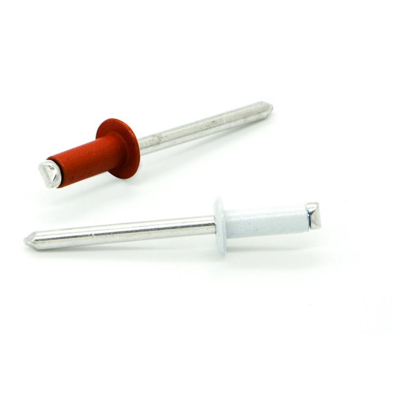 REMACHE ESTANDAR ALUMINIO LACADO/ALUMINIO 7A03 CABEZA ALOMADA 3,2 X 8