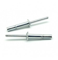 REMACHE CUP-BOLT ACERO/ACERO CABEZA ALOMADA 4,8 X 10